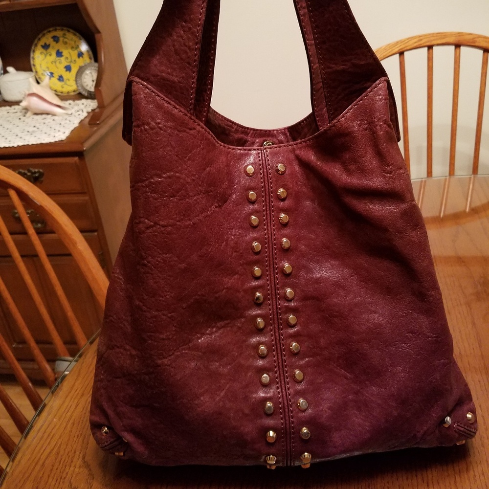 Michael Kors Burgundy Astor Hobo